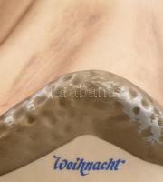 Goebel angyalka figura zenélő szerkezettel, "O Du Frohliche" dallamával. Kézzel festett, j...