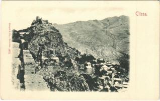 Klissza, Clissa, Klis; látkép, vár / general view, castle ruins (EK)