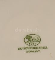 Hutschenreuther porcelán korsó, ón fedéllel, frízföldi mintával. Matricás, jelzett, hibátlan, m: 12,...
