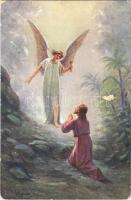 1939 Jesus with angel. Minerva 652-1. s: J. Mathauser (EK)