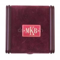 2001. "MKB / Az első magyar hídpénz 1849" Ag emlékérem eredeti dísztokban (31,09g/0.999/42...