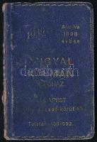 1939 Angyal Kálmán Cipőház József körút zsebnaptára, bejegyzésekkel