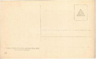 Az Osztrák-Magyar Haditengerészet egyik csatahajójának lövegtornya / WWI Austro-Hungarian Navy, K.u....