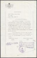 1940 Mohol, községi bizonyítvány hiteles fordítása, feltehetően izraelita lakosnak