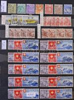 Svájc több példányos jó kiadásokkal tétel a klasszikusoktól 1969-ig 12 lapos A/4 berakóban. Minden o...