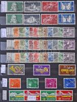 Svájc több példányos jó kiadásokkal tétel a klasszikusoktól 1969-ig 12 lapos A/4 berakóban. Minden o...