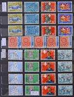 Svájc több példányos jó kiadásokkal tétel a klasszikusoktól 1969-ig 12 lapos A/4 berakóban. Minden o...