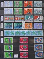 Svájc több példányos jó kiadásokkal tétel a klasszikusoktól 1969-ig 12 lapos A/4 berakóban. Minden o...