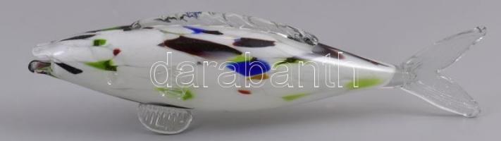 Retro üveg hal 27 cm