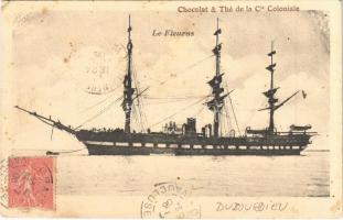 1906 Le Fleurus / French Navy battleship, ship of the line (EK)