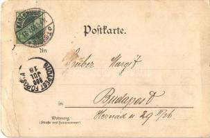 1900 Maximilian und Maria-Luise / wedding of Prince Maximilian of Baden and Princess Marie Louise of...