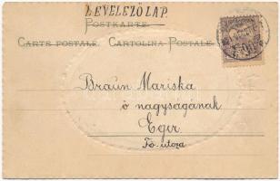 1901 Lady art postcard. Meissner & Buch 12 Photo-Aquarell-Postkarten Serie 1116. "Allerlei ...