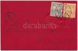 1900 Folk musicians. Emb. litho