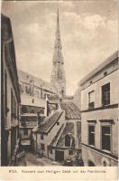 1918 Riga, Konvent zum Heiligen Geist mit der Petrikirche / monastery, church (EB)