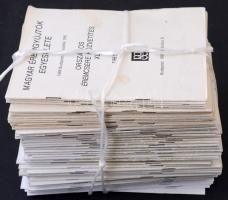 1981-2019. Magyar Éremgyűjtők Egyesületének 82db-os árverési katalógus tétele