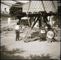 cca 1936 Thöresz Dezső (1902-1963) békéscsabai gyógyszerész és fotóművész hagyatékából  4 db vintage...