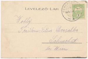 1914 Ferenchalom, Franzfeld, Kacarevo; Ansiedlung 1792. Taufgang / Település megalapítása 1792-ben, ...