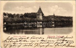 1899 Palics, Palic (Szabadka, Subotica); erdő részlet. Wilheim Samu kiadása / forest, lake (EK)