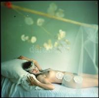 cca 1991 Több fotómodell közreműködésével, különféle helyszíneken készült 13 db vintage NEGATÍV, Men...