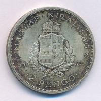 1936. 2P Ag "Liszt Ferenc" T:2 patina Adamo P7.3