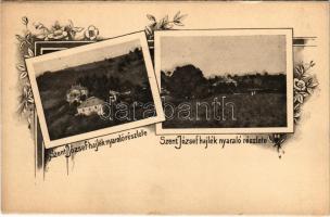 Eger, Szent József hajlék nyaraló részlete, villa. Art Nouveau, floral