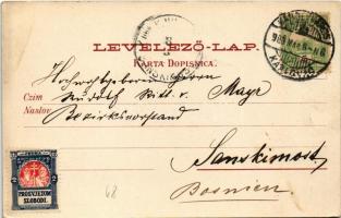 Károlyváros, Karlovac; Pogled na glavno setaliste, Velika Kavarna / Sétány, Vendéglő és kávéház / pr...