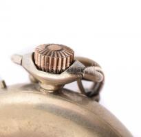 Chronometre zsebóra fém tokkal, fém óralánccal, másodpercmutatós, működik, minimális kopással. d: 45...