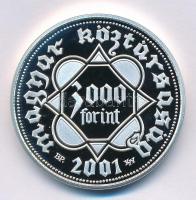 2001. 3000Ft Ag "Ezeréves a magyar pénzverés" kapszulában T:PP 
Adamo EM170