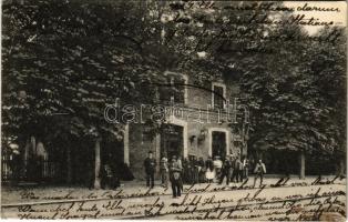 1917 Dárda, Darda; Vasútállomás, Arady Lajos kiadása / Bahnhof / railway station (EK)