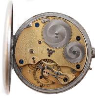 Glashütte zsebóra fém tokkal, jelzett szerkezettel, hibátlan számlappal, másodpercmutatós, működik, ...