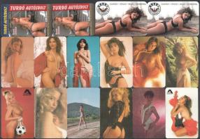 1971-2021 50 db erotikus és hölgyeket ábrázoló kártyanaptár