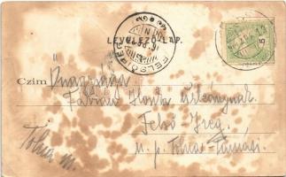 1906 Tab, Római katolikus templom, Ugron Ákos féle kastély, Österreicher Mór üzlete és saját kiadása...