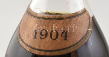 1904 Tokaji Aszú Zimmermann Lipót és fiai. Bontatlan palack bor. Nem jól tárolt 