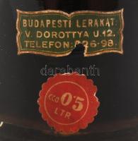 1904 Tokaji Aszú Zimmermann Lipót és fiai. Bontatlan palack bor. Nem jól tárolt 