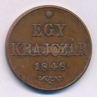 1848. 1kr Cu T:2,2- Adamo B1