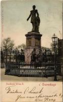 1904 Den Haag, s-Gravenhage, The Hague; Standbeeld Willem II / William II of the Netherlands monument (EK)