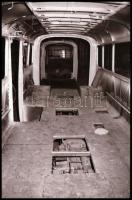 1990 A 180-as autóbusz felújítása, 18 db vintage NEGATÍV, 24x36 mm