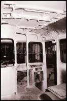 1990 A 180-as autóbusz felújítása, 18 db vintage NEGATÍV, 24x36 mm