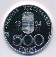 1994. 500Ft Ag "Integráció az EU-ba / Halászbástya" kapszulában T:PP Adamo EM130