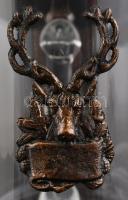 2 db vadász témájú fém fedeles és rátétes korsó 0,5l