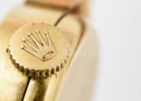 Rolex Precision 18K arany, női karóra, kézi felhúzós szerekezettel. Jelzett tok, korona, szerkezet, ...