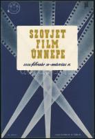 1959 Szovjet film ünnepe, MOKÉP villamosplakát, 23,5×16,5 cm