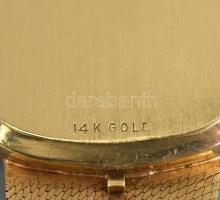 Longines 14K arany, férfi karóra cca 1960, kézi felhúzós szerkezettel. Jelzett tok, szerkezet, 14K j...