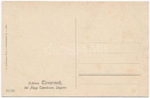 Tavarnok, Tovarníky (Nagytapolcsány, Topolcany); Schloss Tavarnok bei Nagy-Tapolcsan / Tavarnoki (St...