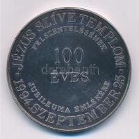 1994. Jézus Szíve Templom felszentelésének 100 éves jubileuma emlékére fém emlékérem (43mm) T:1 (eredetileg PP)