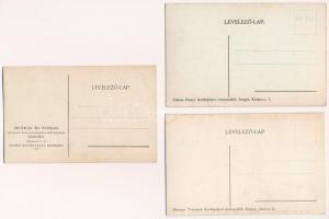 5 db RÉGI családi fotó képeslaphátoldallal. Brenner Testvérek szegedi fényképészeti műterméből / 5 p...