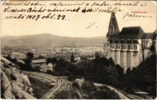 1907 Vajdahunyad, Hunedoara; vár / Castelul / castle (felületi sérülés / surface damage)