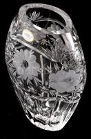 Ólomkristály váza. Hibátlan m: 22 cm