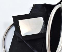 Színházi táska, kis tükörrel, lánccal, 26x16 cm