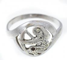 Ezüst (Ag) gyűrű Jelzett 2,4 g m: 55